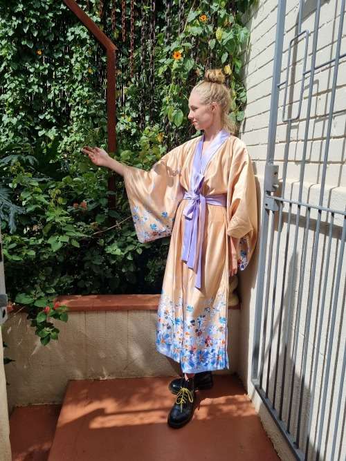 Satin Kimono Size S-M