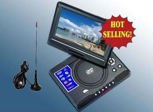 9.8 inch Swivel Portable EVD/DVD PLAYER WITH TV CARD READER+GAMES+USB+MP4+SD