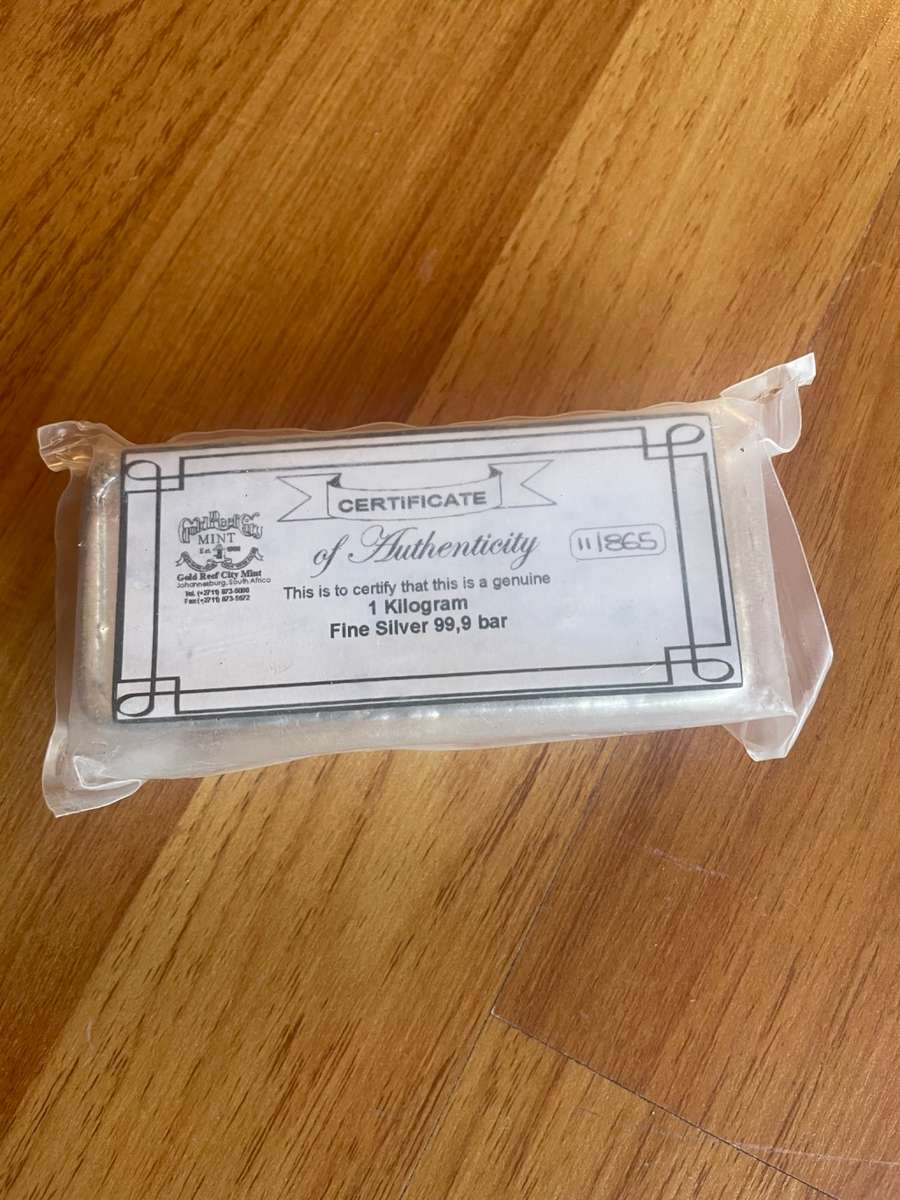 1 Kg GRC Mint Silver Bullion Bar