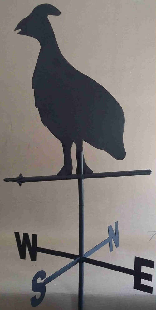 Weather vane guinea fowl                  gd1