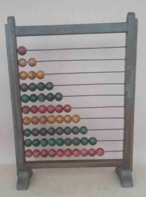 Wooden abacus