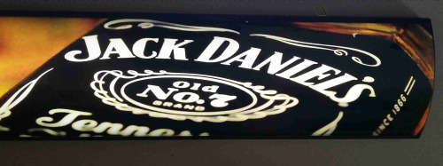 Jack Damiel's pub,bar, man cave,  advert light box . LED.                 bd2