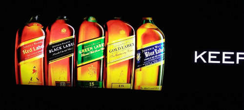 Johnnie Walker  pub,bar, man cave,  advert light box . LED.