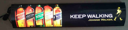 Johnnie Walker  pub,bar, man cave,  advert light box . LED.