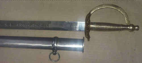 Sword, . Confederate NCO sabre. Replica                                           bd1