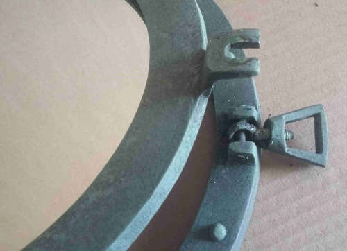 Porthole mirror, aluminium with patina finish 30cm diameter                mb16