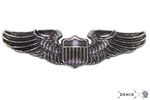US air force pilot wings metal badge. Replica