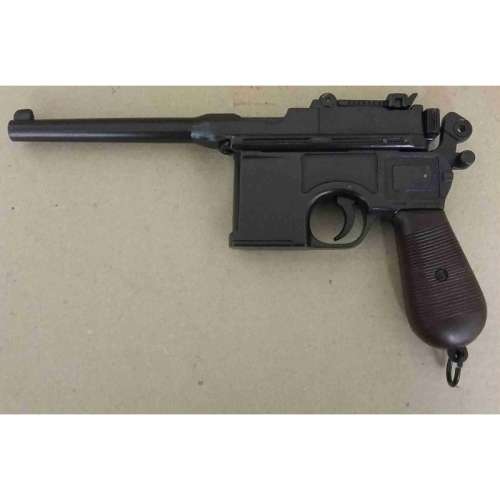C96 pistol, designed by Mauser. Non functional replica       pistol