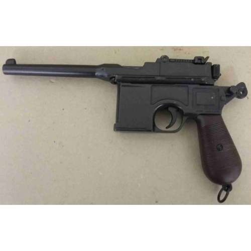 C96 pistol, designed by Mauser. Non functional replica       pistol