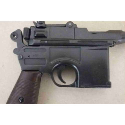 C96 pistol, designed by Mauser. Non functional replica       pistol