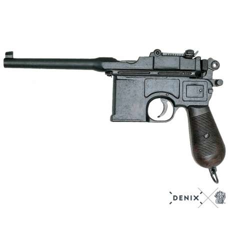 C96 pistol, designed by Mauser. Non functional replica       pistol