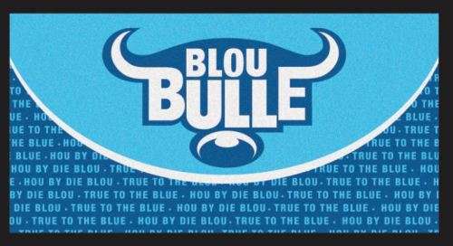 Blue Bulls Rugby bar runner, bar mat, wetstop                                       bw7