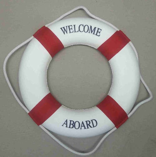 Nautical lifebuoy. 50cm diamter.