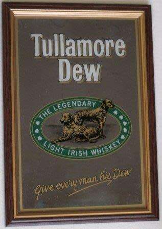 Tullamore Dew pub / bar mirror.