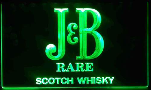J & B Rare Scotch Whisky neon electric bar sign. 220v