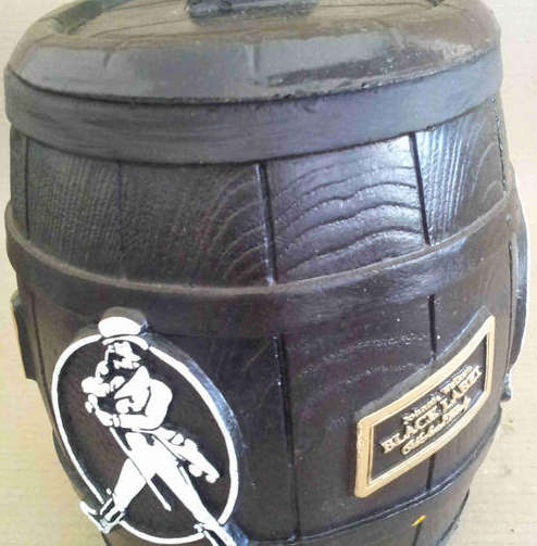 Johnnie Walker ice bucket.