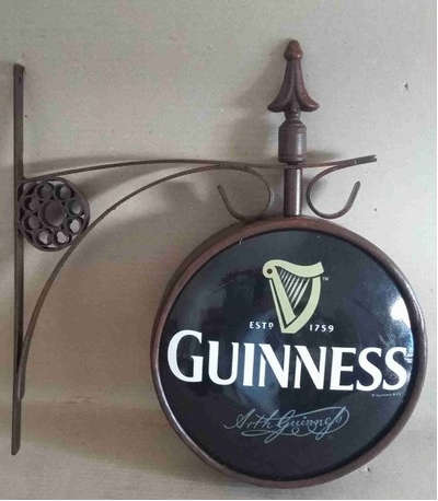 Guinness pub, bar, car,  man cave, garage double sided advert light. LED.
