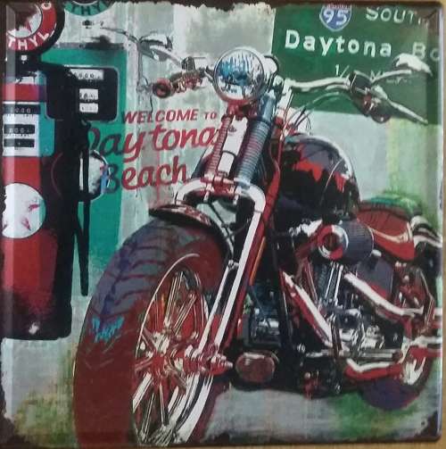 Daytona Beach metal Sign