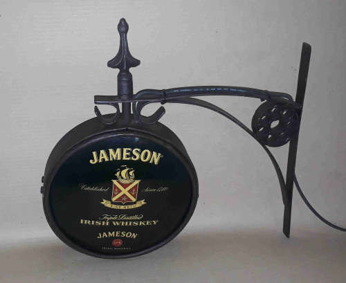 Jameson double sided advert light. LED.