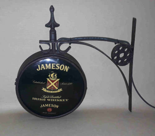 Jameson double sided advert light. LED.