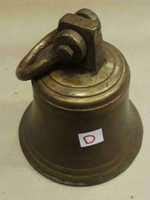Antique Genuine solid brass ship bell 19cm