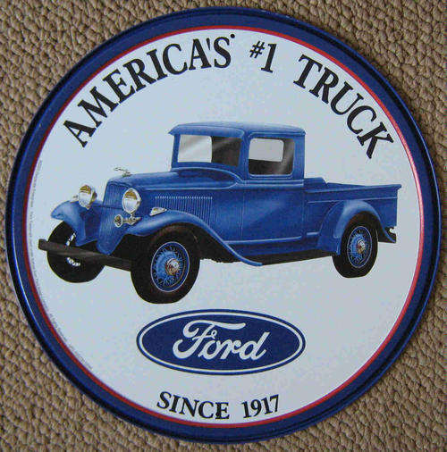 Ford. Americas No 1 truck metal sign