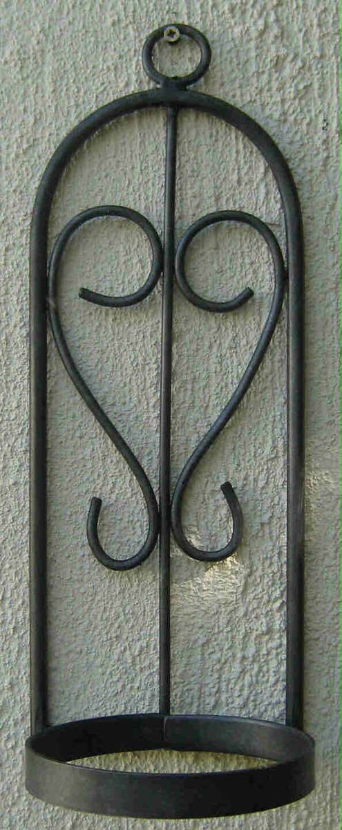 Garden wrought iron single wall pot holder                                           gd1