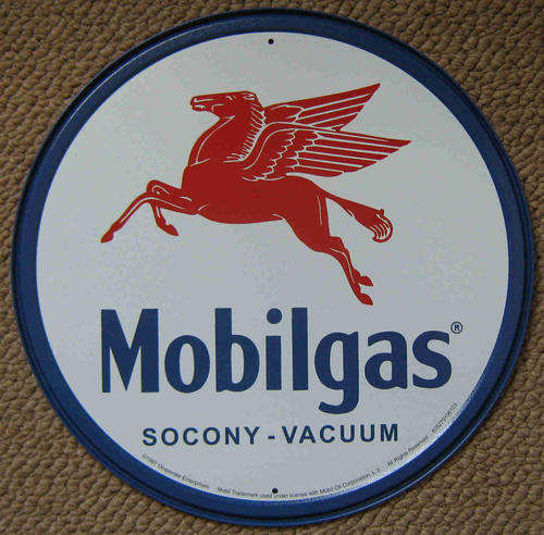 Mobilgas metal sign                                                                         mt31