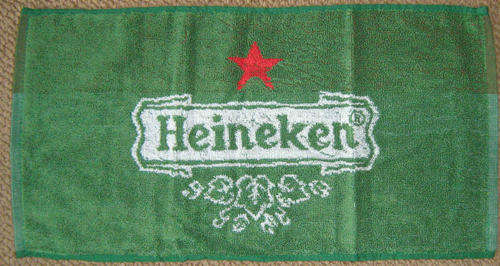 Heineken bar towel