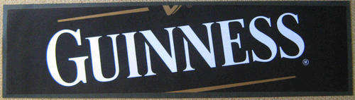 Guinness bar runner.