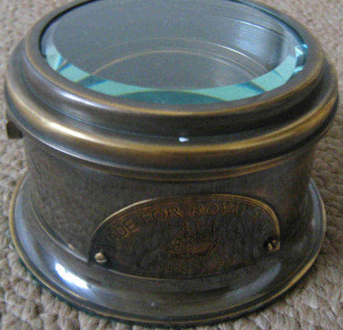 Nautical Drum Compass brass antique finish