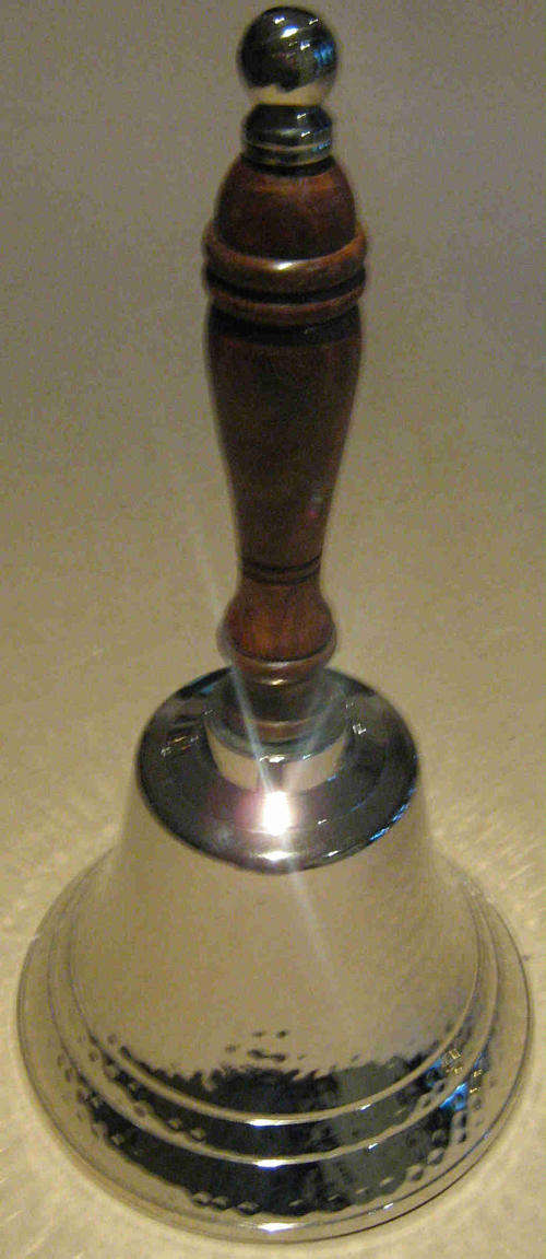 Hand/school bell solid brass