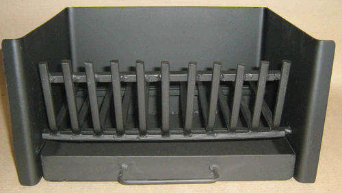 Fireplace grate / ash pan combo 35wide x 26 deep cm