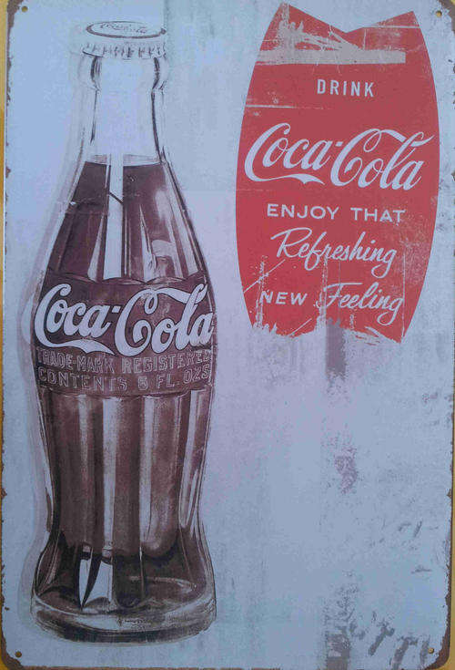 Coca-Cola  metal sign                                                                           mt10