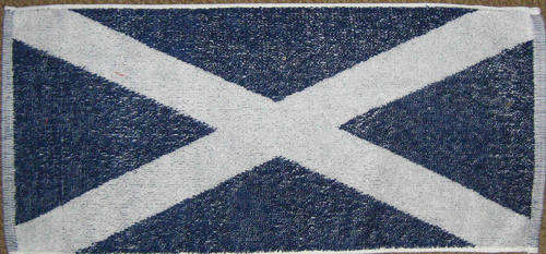 Scotland flag bar towel