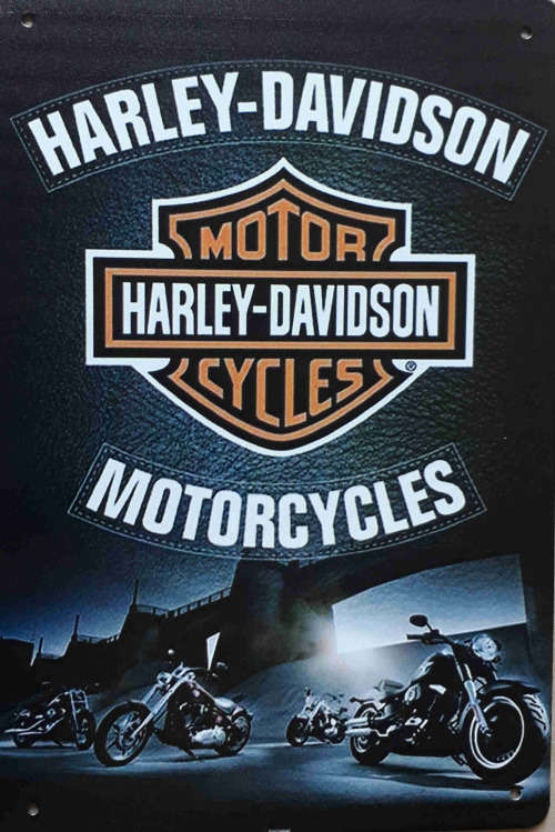 Harley-Davidson metal sign