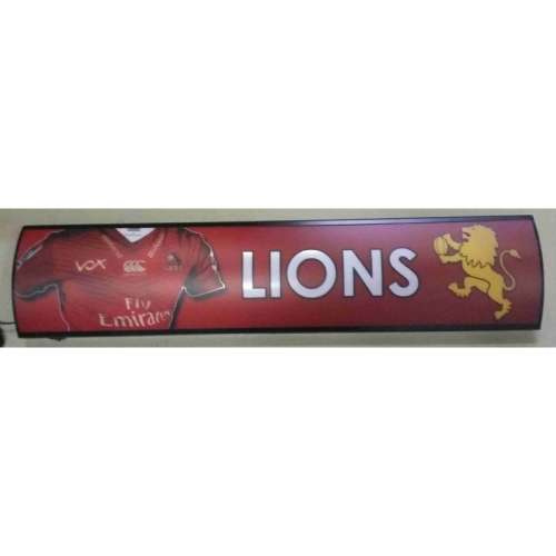 Lions. Pub,bar, man cave,  advert light box . LED.