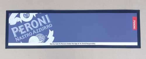 Peroni nastro azzurro bar mat, wetstop/ bar runner
