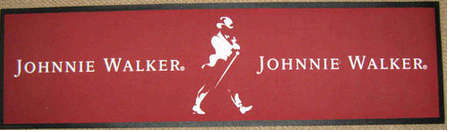 Johnnie Walker wetstop,bar mat/ bar runner. 70 cm x 22 cm