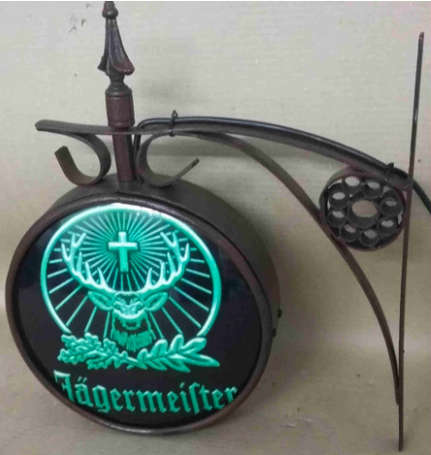 Jagermeister double-sided light