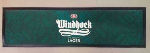 Windhoek bar mat, wetstop/ bar runner. 70 cm x 22 cm