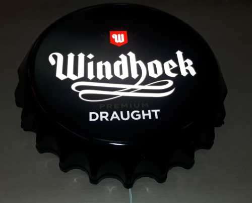 Windhoek draught advert light. 220v LED
