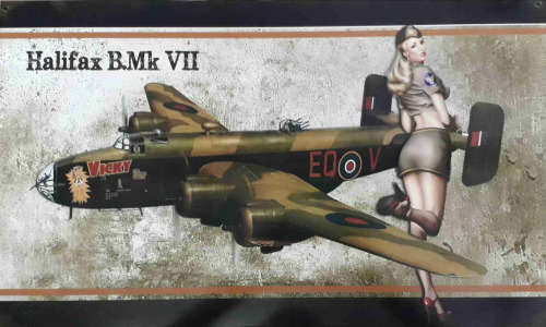 Halifax B.MK VII, Big metal sign.