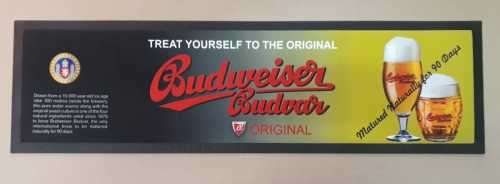 Budweiser bar runner/ bar mat/  wetstop,very rare.                bw7