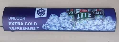 Castle lite. pub,bar, man cave,  advert light box . LED.