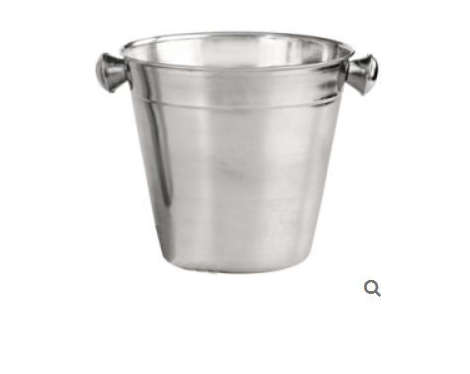 Ice bucket  stainless steel.