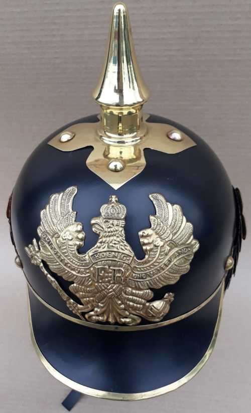 German officers Pickelhauber helmet