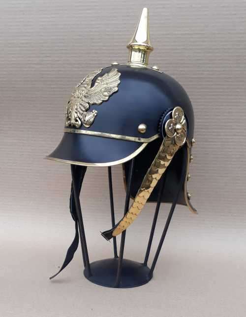 German officers Pickelhauber helmet