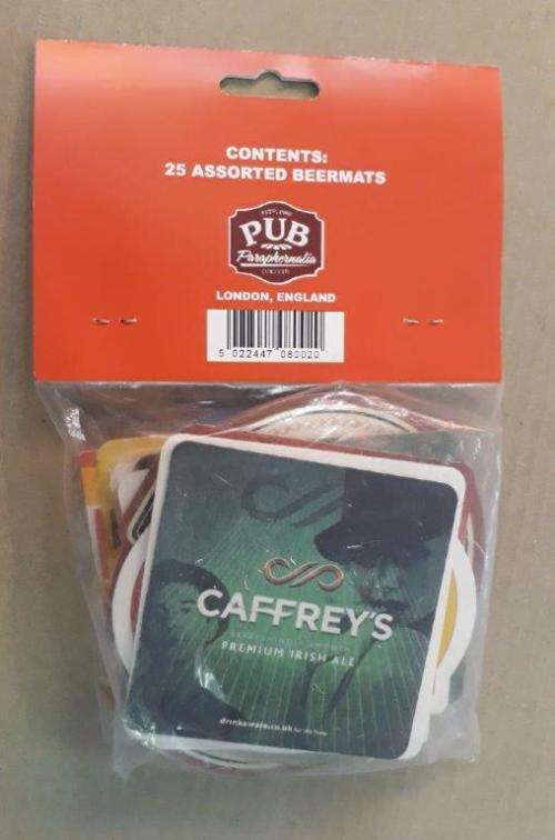 25 Assorted English pub coasters. Series 2