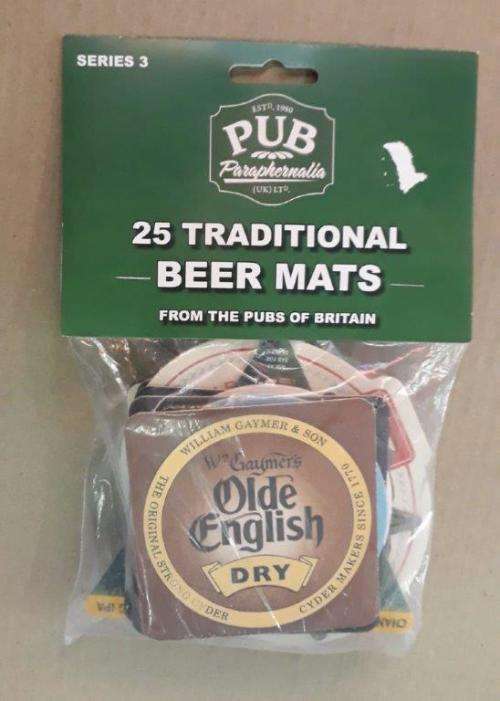 25 Assorted English Pub Coasters-Series 3